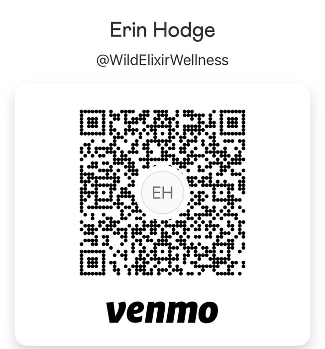 Venmo QR code — @WildElixirWellness