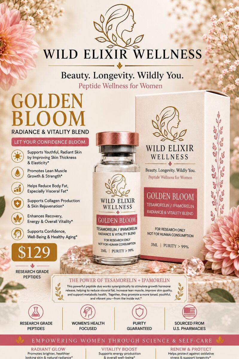 Golden Bloom — Tesamorelin / Ipamorelin